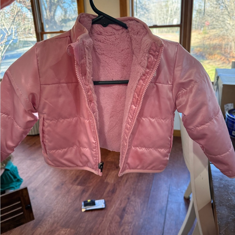 North face Pink Kids Puffer Jacket